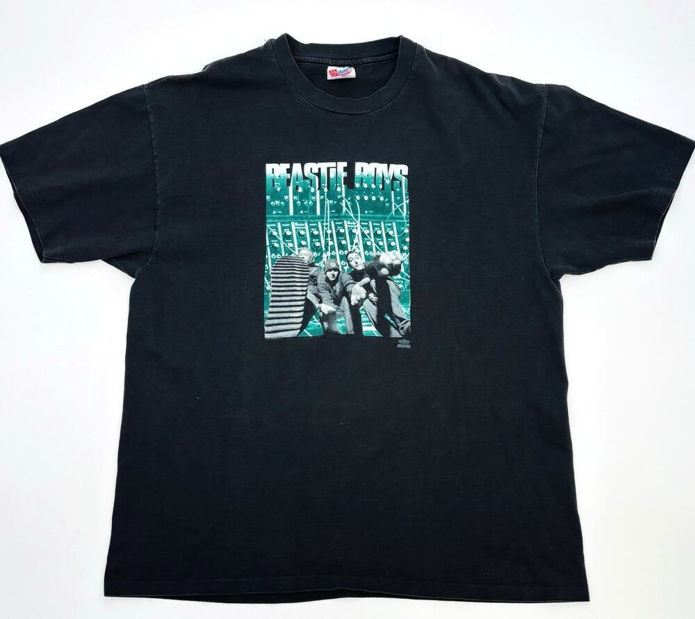 Vintage 90s Rap Tee Beastie Boys Ill Communication T Shirt Size XL Single Stitch